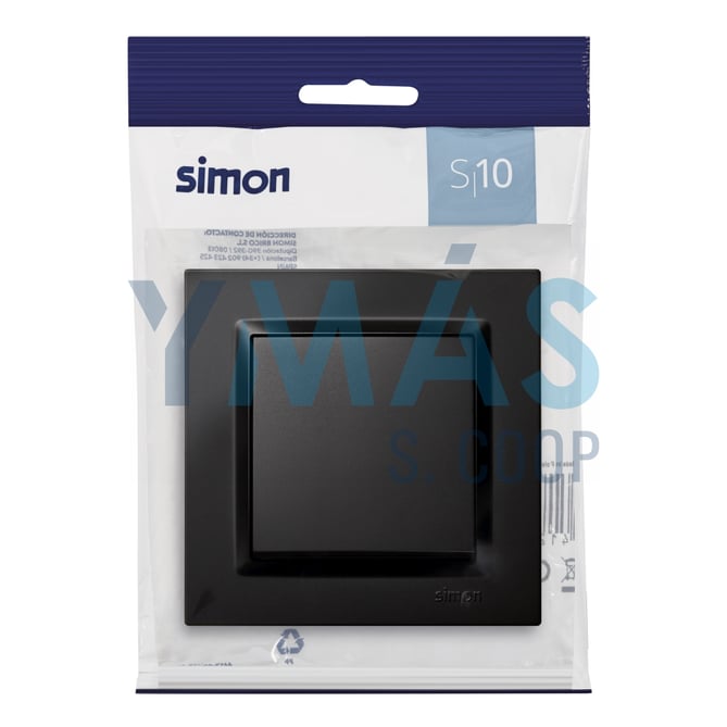 CONMUTADOR CRUCE NEGRO SIMON 10