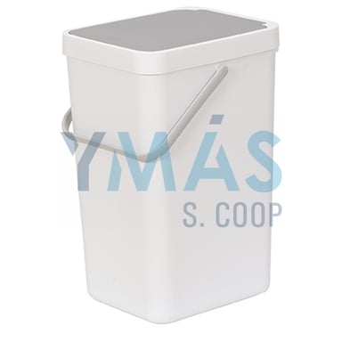 CUBO RECICLAJE BLANCO 18L