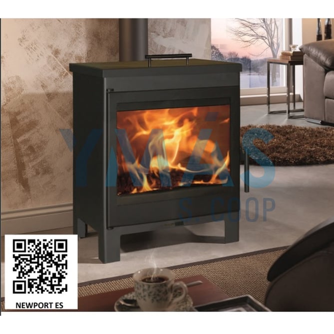 ESTUFA LEÑA NEWPORT 8KW 120MM ECODESIGN