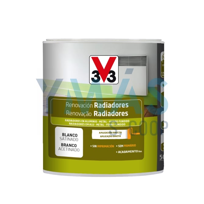 PINTURA RADIADORES BLANCO SATINADO 500ML