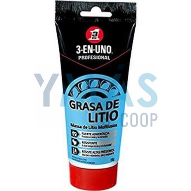 GRASA LITIO MULTIUSOS 3 EN 1 TUBO 150GR