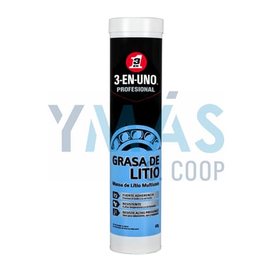 GRASA LITIO MULTIUSOS 3 EN 1 CARTUCHO 400GR
