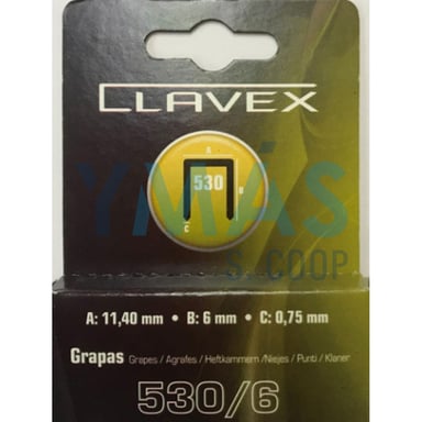 GRAPA RAPID 530-6MM 1000UDS