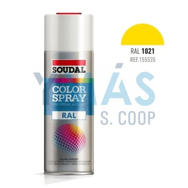 PINTURA SPRAY ACRILICA RAL 1021 AMARILLO 400ML