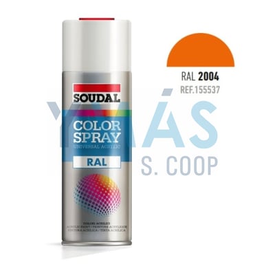 PINTURA SPRAY ACRILICA RAL 2004 NARANJA PURO 400ML