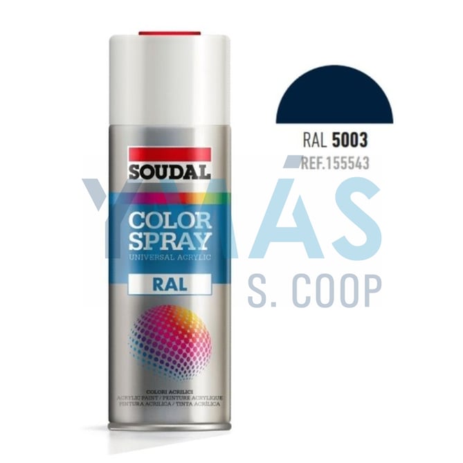 PINTURA SPRAY ACRILICA RAL 5003 AZUL ZAFIRO 400ML