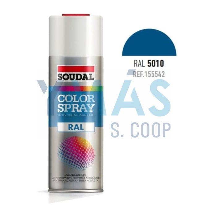 PINTURA SPRAY ACRILICA RAL 5010 AZUL 400ML