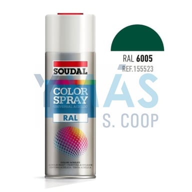 PINTURA SPRAY ACRILICA RAL 6005 VERDE MUSGO 400ML