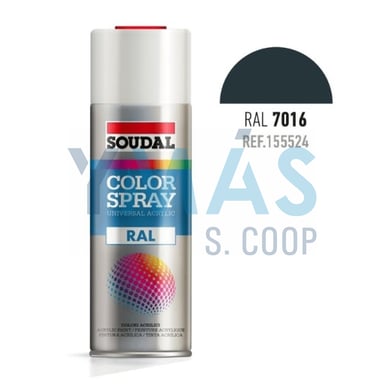 PINTURA SPRAY ACRILICA RAL 7016 ANTRACITA 400ML