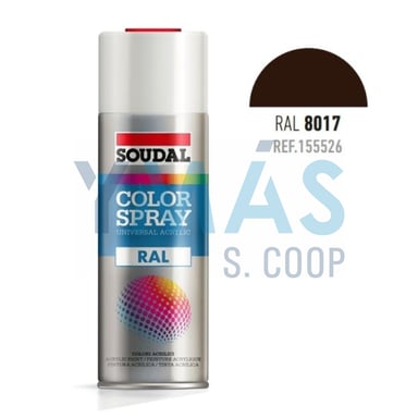 PINTURA SPRAY ACRILICA RAL 8017 CHOCOLATE 400ML