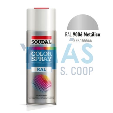 PINTURA SPRAY ACRILICA RAL 9006 ALUMINIO 400ML