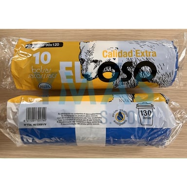BOLSA COMUNIDAD 90X120 AZUL G.150 10UDS