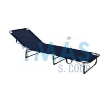 CAMA PLEGABLE ACERO ZARIA AZUL OSCURO