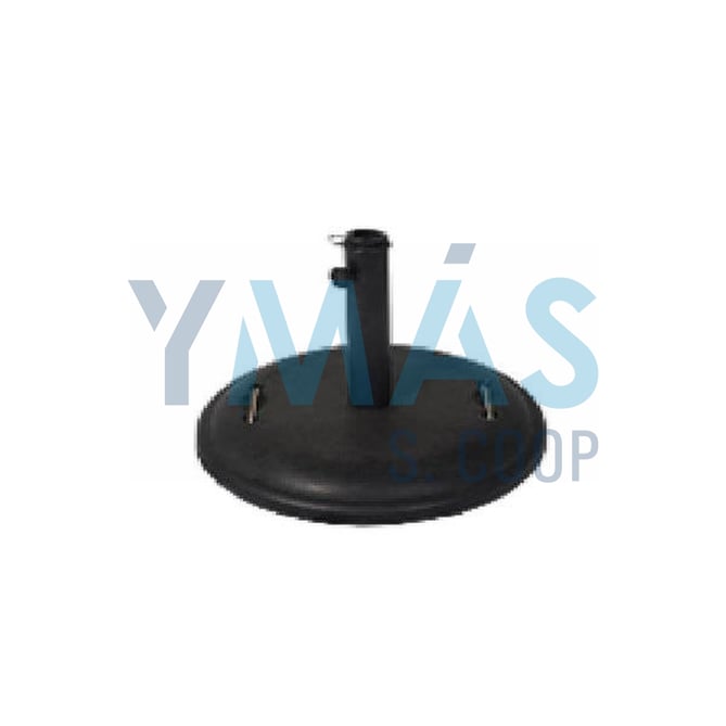 BASE PARASOL 25KG HORMIGON COLOR NEGRO