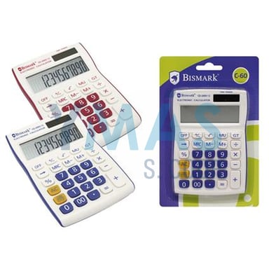 CALCULADORA 12 DIGITOS C-60 BISMARK