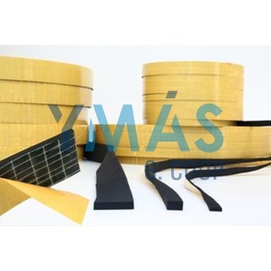 PERFIL ESPONJA NEOPRENO C/ADHESIVO 25MMX15MM METRO