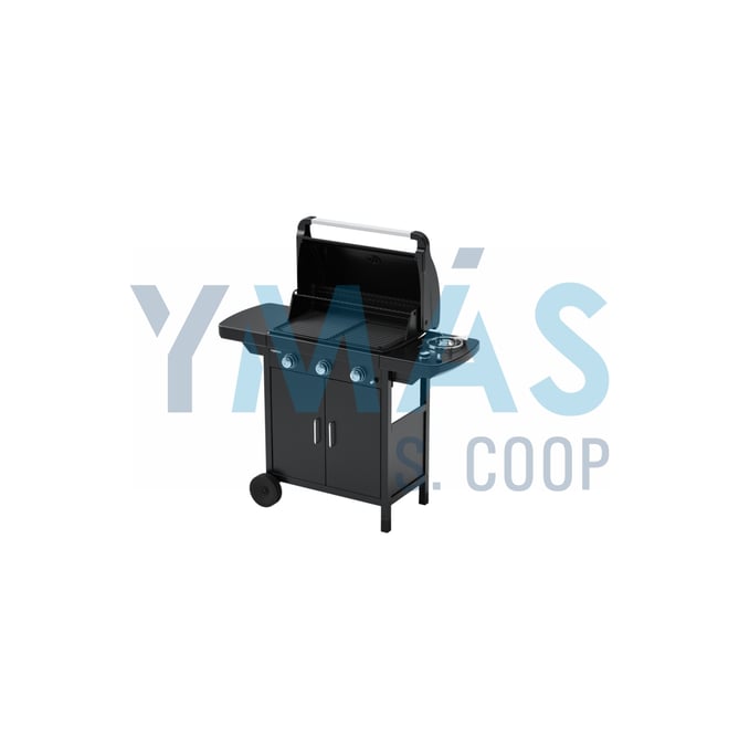 BARBACOA A GAS 2 FUEGOS COMPACT 3 EXS 7500W+2100W
