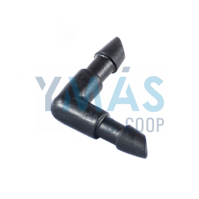 CODO MICROTUBO Ø4MM 20UDS