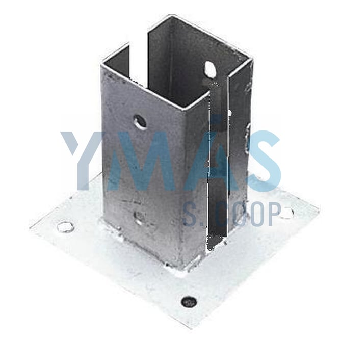 BASE GALVA ATORNILLABLE 7X7X15CM P/PANEL MODULABLE