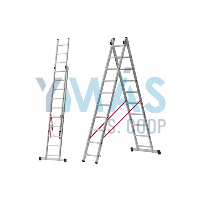 ESCALERA 2 TRAMOS 2X14 PELD.(4,00-6,57) ELITE