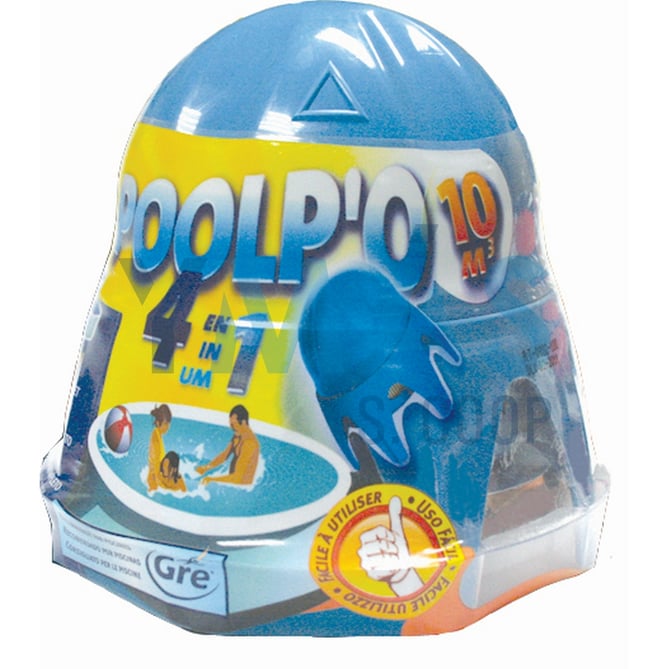 TRATAMIENTO PISCINA 4 EN 1 POOLPO 0-10M³ 250GR