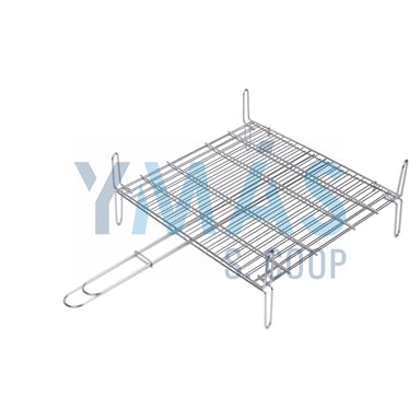 PARRILLA DOBLE ACERO  REFORZADA 50X50X12CM