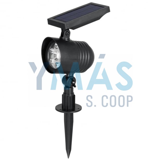 PINCHO SOLAR LED NEGRO BATERIA RECARGABLE 30LM