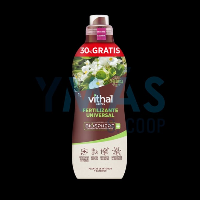 FERTILIZANTE UNIVERSAL VITHAL LIQUIDO 1000ML+30%