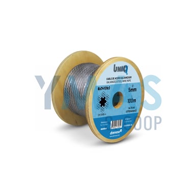 CABLE ACERO GALV. 10MM EN 100M 6X19+1