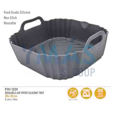 CESTA SILICONA FREIDORA AIRE 20X20CM