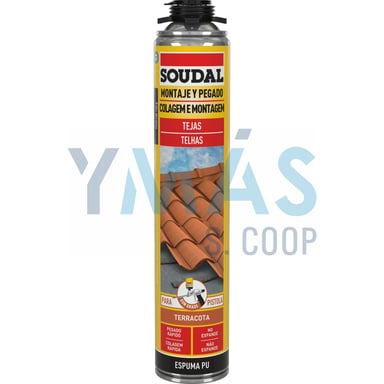 ESPUMA PU TEJAS PISTOLA TERRACOTA 750ML