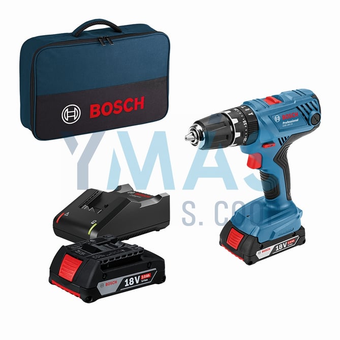 TALADRO PERCUTOR GSB 18V-21 2,0AH 2BAT +BOLSA