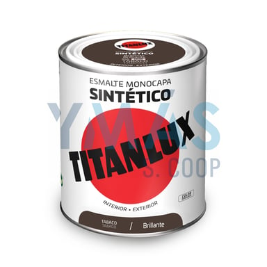 ESMALTE SINTETICO TITANLUX TABACO 750ML