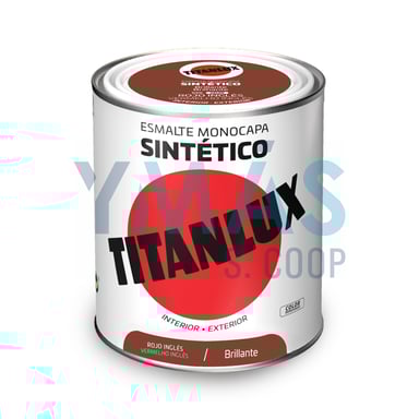 ESMALTE SINTETICO TITANLUX ROJO INGLES 750ML