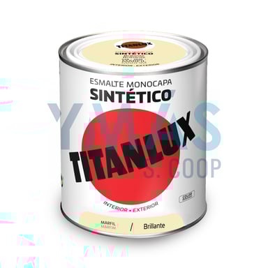 ESMALTE SINTETICO TITANLUX MARFIL 750ML