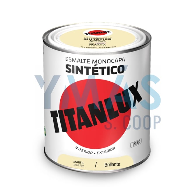 ESMALTE SINTETICO TITANLUX MARFIL 750ML