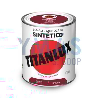 ESMALTE SINTETICO TITANLUX BURDEOS 750ML