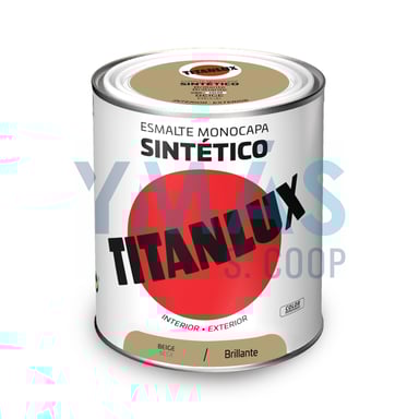 ESMALTE SINTETICO TITANLUX BEIGE 750ML