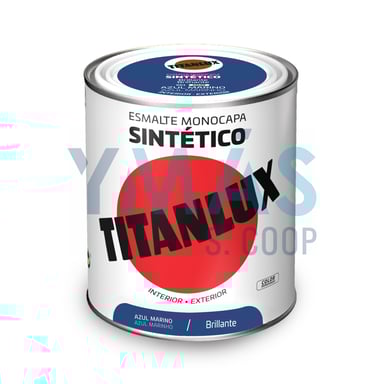 ESMALTE SINTETICO TITANLUX AZUL MARINO 750ML