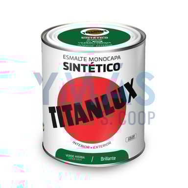 ESMALTE SINTETICO TITANLUX VERDE HIERBA 750ML