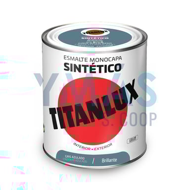 ESMALTE SINTETICO TITANLUX GRIS AZULADO 250ML