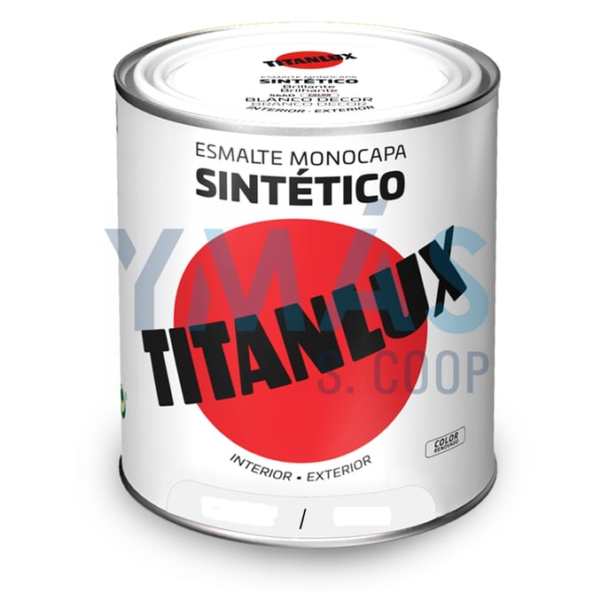 ESMALTE SINTETICO TITANLUX AMARILLO MEDIO 250ML