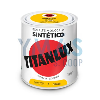 ESMALTE SINTETICO TITANLUX AMARILLO REAL 250ML