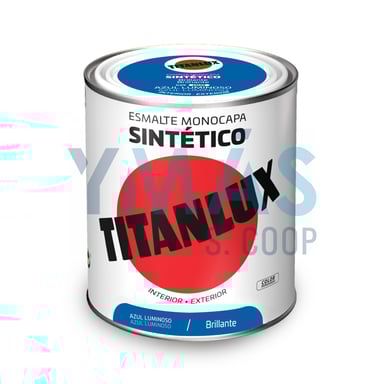 ESMALTE SINTETICO TITANLUX AZUL LUMINOSO 250ML