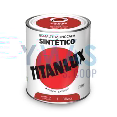 ESMALTE SINTETICO TITANLUX BERMELLON 250ML