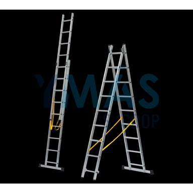 ESCALERA 2 TRAMOS 2X10 PELD.(2,98-4,90) TREK