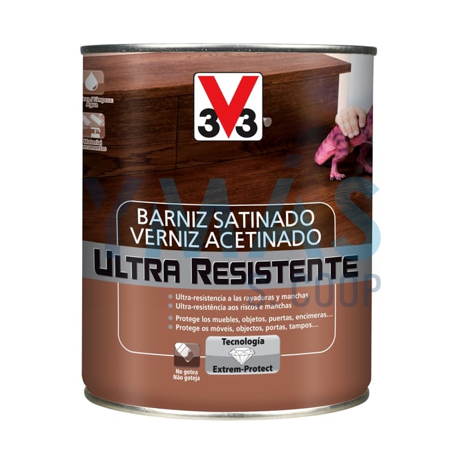 BARNIZ INTERIOR AGUA SATINADO CEREZO 250ML