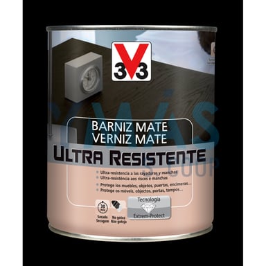 BARNIZ INTERIOR AGUA MATE INCOLORO 750ML