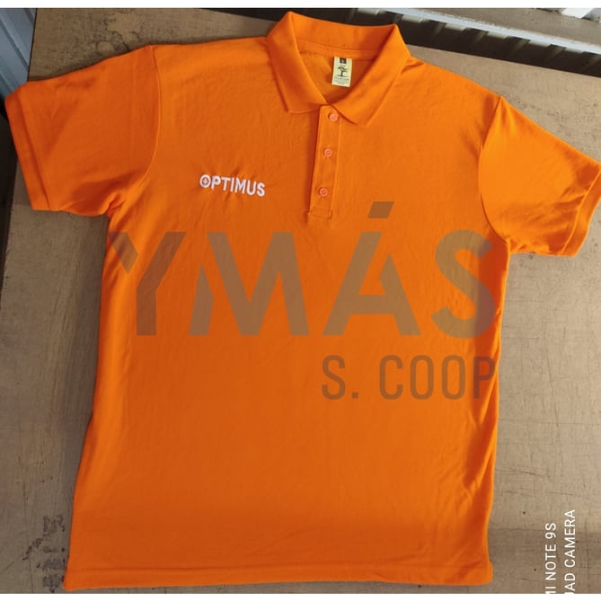POLO MANGA CORTA NARANJA OPTIMUS M