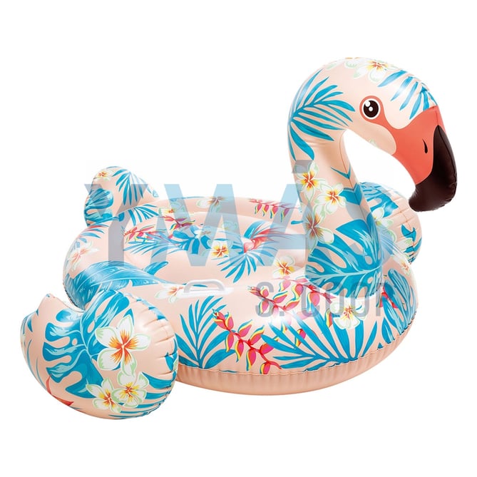 COLCHONETA HINCHABLE FLAMINGO TROPIC 142X137X97CM
